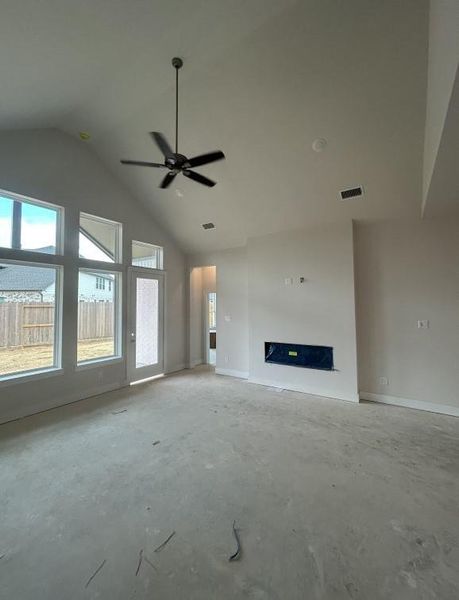 In-progress construction of a new home in Jubilee 50′, Hockley, TX (Image 2).