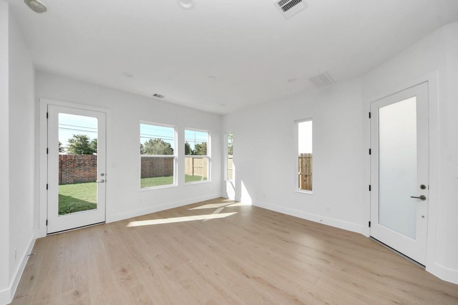 Spacious, unfurnished interior of a new home in , Houston (Image 22). Spacious, unfurnished interior of a new home in , Houston (Image 22).