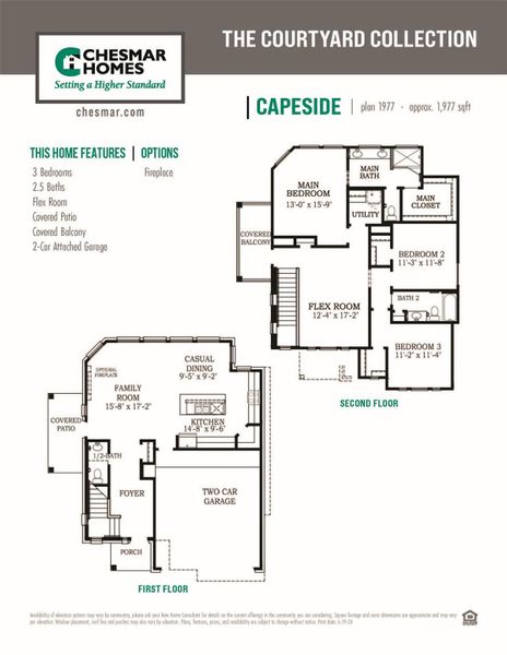 2D floor plan layout of this home in Elyson, Katy, TX (Image 5).
