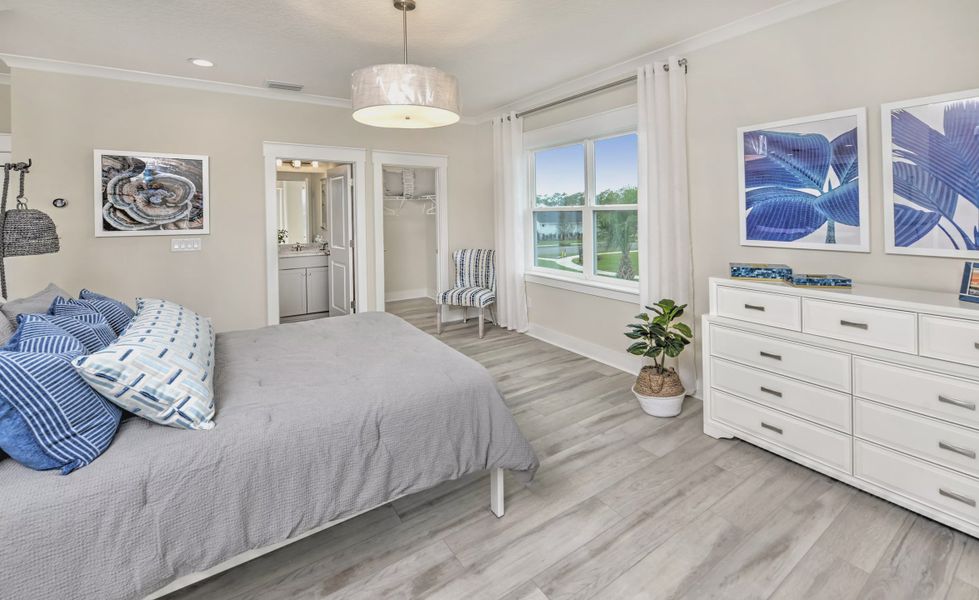 Furnished interior view inside a new home in Seven Pines, Jacksonville (Image 36).