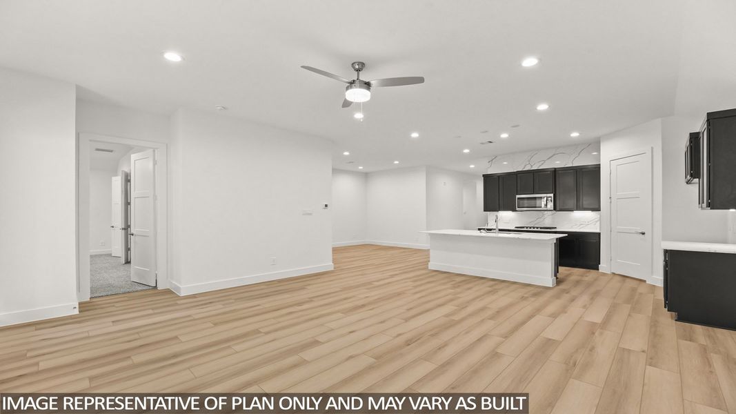 Representative unfurnished interior of a home built from the Onyx by D.R. Horton in Mill Creek Estates, Magnolia (Image 11). Representative unfurnished interior of a home built from the Onyx by D.R. Horton in Mill Creek Estates, Magnolia (Image 11).