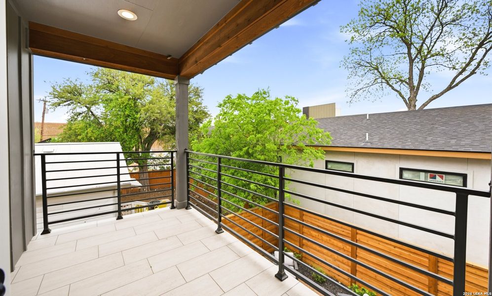 Exterior details and patio area of a home in , San Antonio (Image 24).
