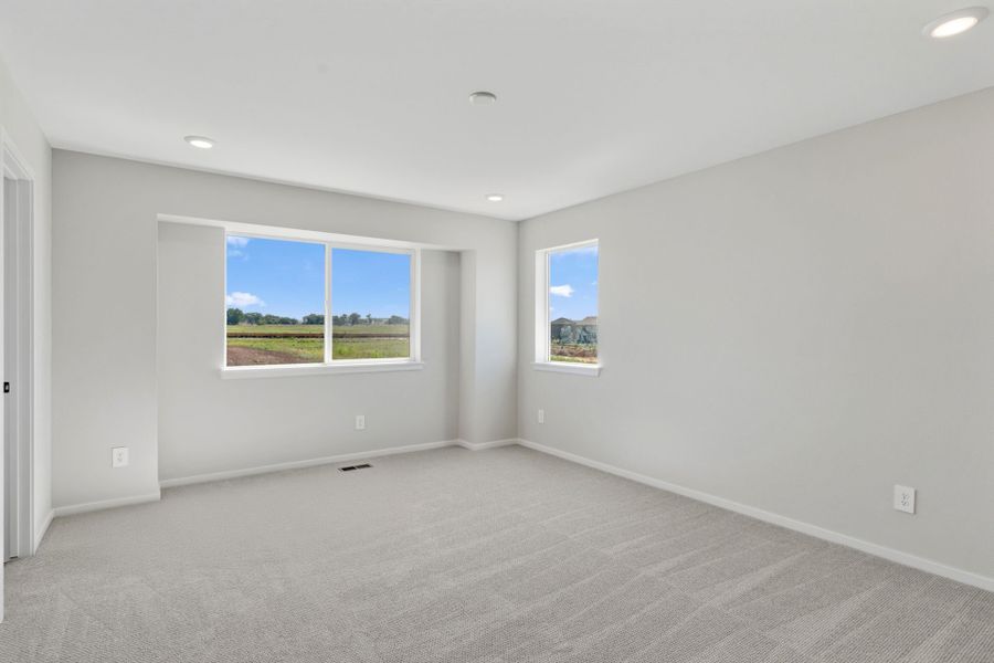 Spacious, unfurnished interior of a new home in Murata Farms, Fort Lupton (Image 13). Spacious, unfurnished interior of a new home in Murata Farms, Fort Lupton (Image 13).
