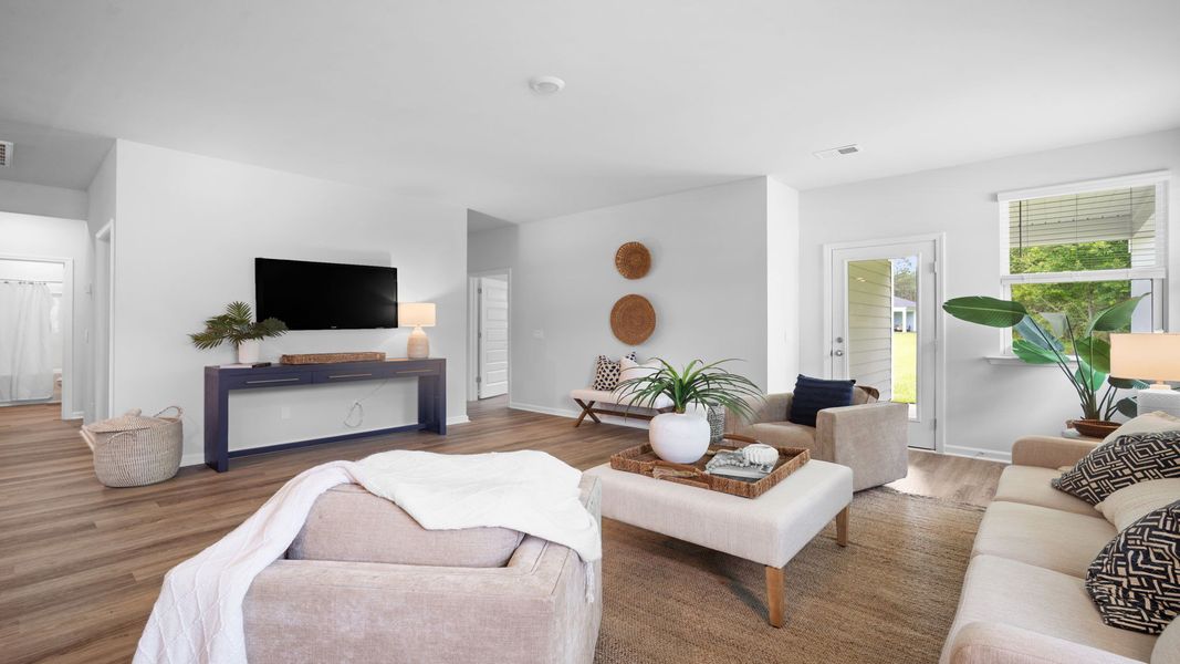 Furnished interior view inside a new home in Fernhill Farms, Statesboro (Image 16).