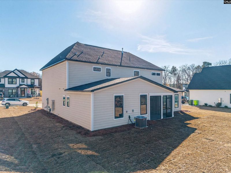 Exterior details and patio area of a home in Collins Cove, Chapin (Image 3).