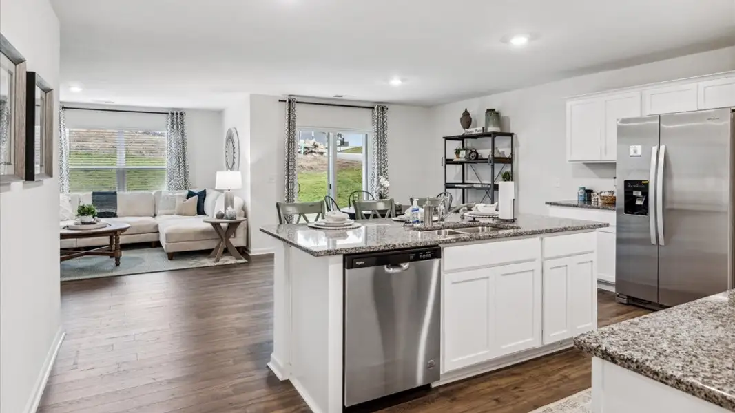 Representative furnished interior of a home built from the Cali by D.R. Horton in Emory Creek, Harriman (Image 4).