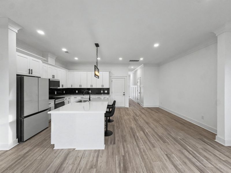 Furnished interior view inside a new home in , North Charleston (Image 9). Furnished interior view inside a new home in , North Charleston (Image 9).