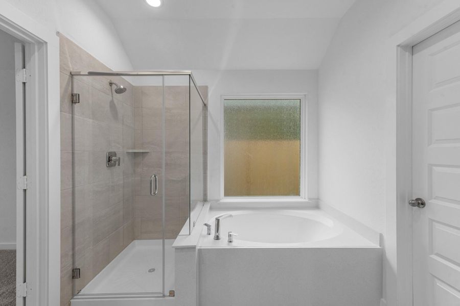 Furnished interior view inside a new home in Cypresswood Landing, Humble (Image 5).