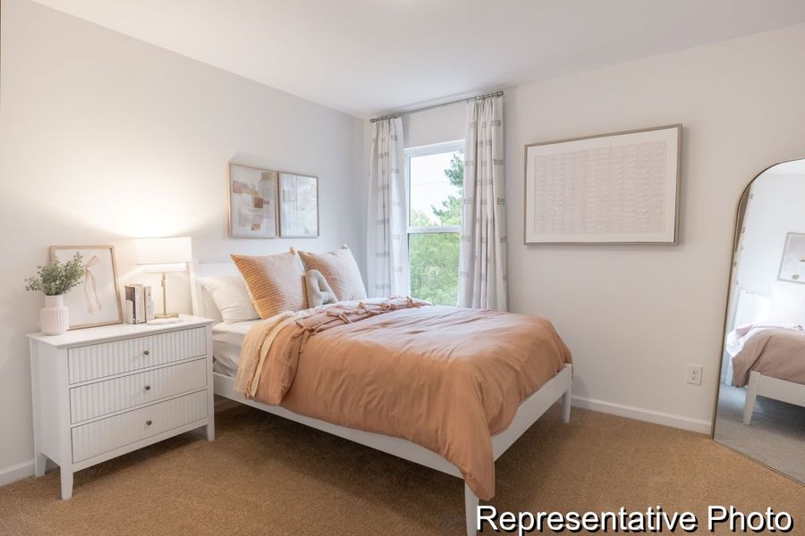 Furnished interior view inside a new home in Covington Ridge Townhomes, Thomasville (Image 15).