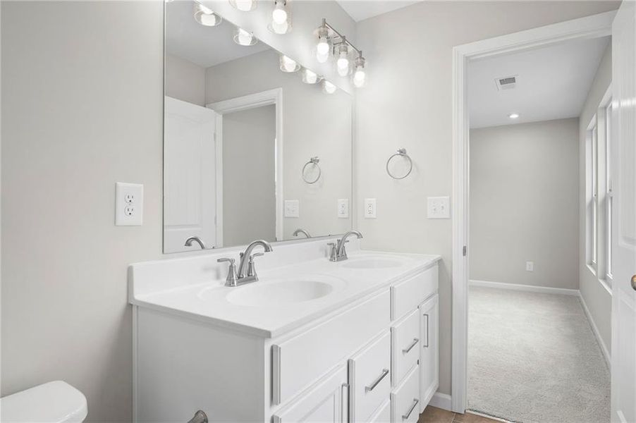 Furnished interior view inside a new home in Sage Woods, Dallas (Image 10).