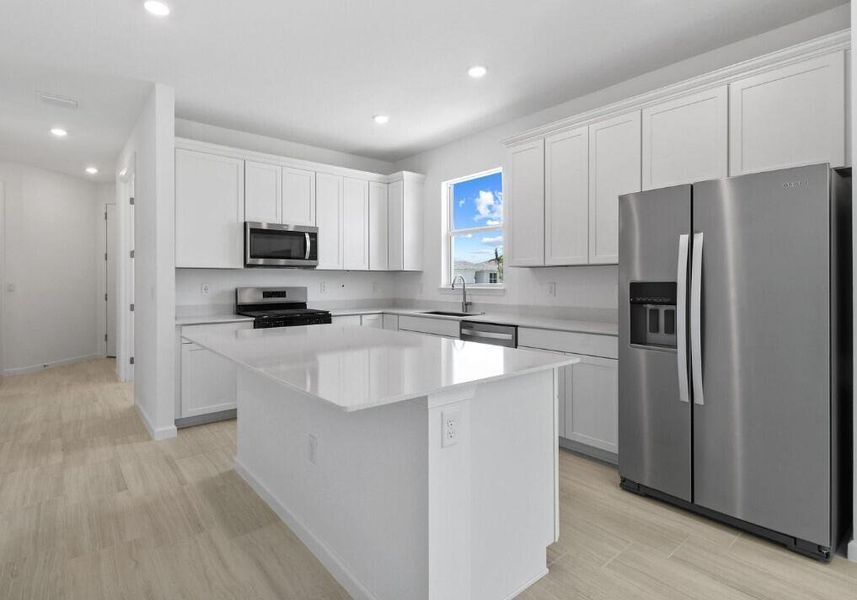 Furnished interior view inside a new home in Costa Pointe, Vero Beach (Image 5).