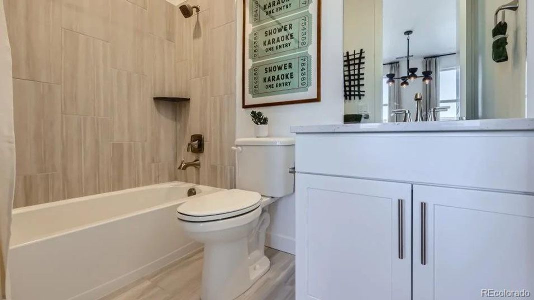 Furnished interior view inside a new home in Macanta: The Legends Collection, Castle Rock (Image 5).