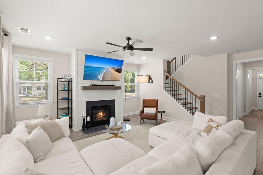 Furnished interior view inside a new home in , Mount Pleasant (Image 5).