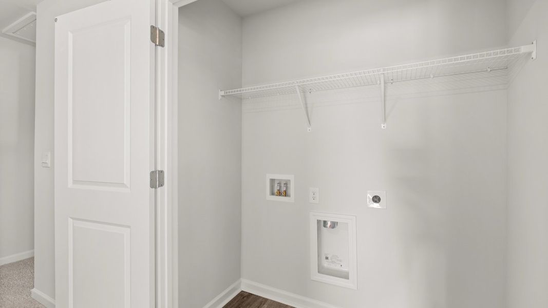 Representative unfurnished interior of a home built from the Somerset by D.R. Horton in Highland Hills, Graniteville (Image 24).