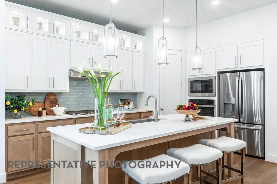 Furnished interior view inside a new home in , Lago Vista (Image 8).