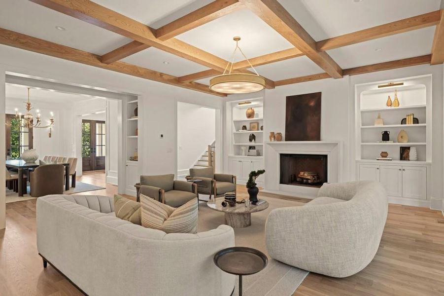 Furnished interior view inside a new home in , Sandy Springs (Image 10). Furnished interior view inside a new home in , Sandy Springs (Image 10).