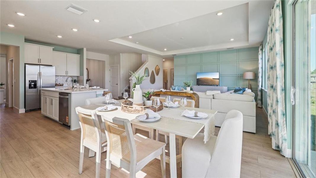 Furnished interior view inside a new home in Briarwood, Alachua (Image 17).