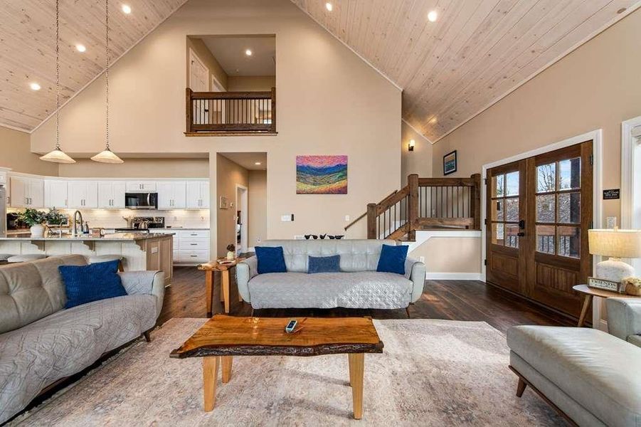 Furnished interior view inside a new home in , Talking Rock (Image 49).