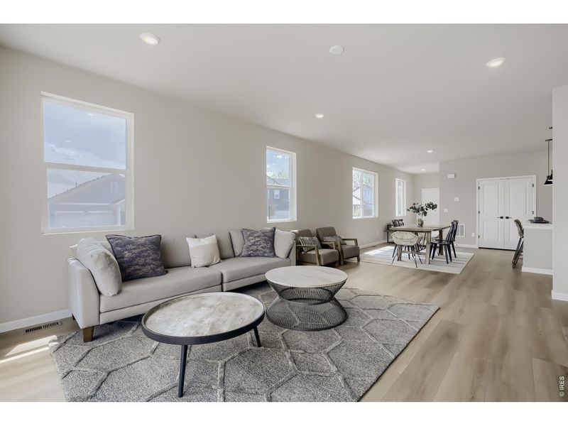 Furnished interior view inside a new home in Country Club Reserve, Fort Collins (Image 7).