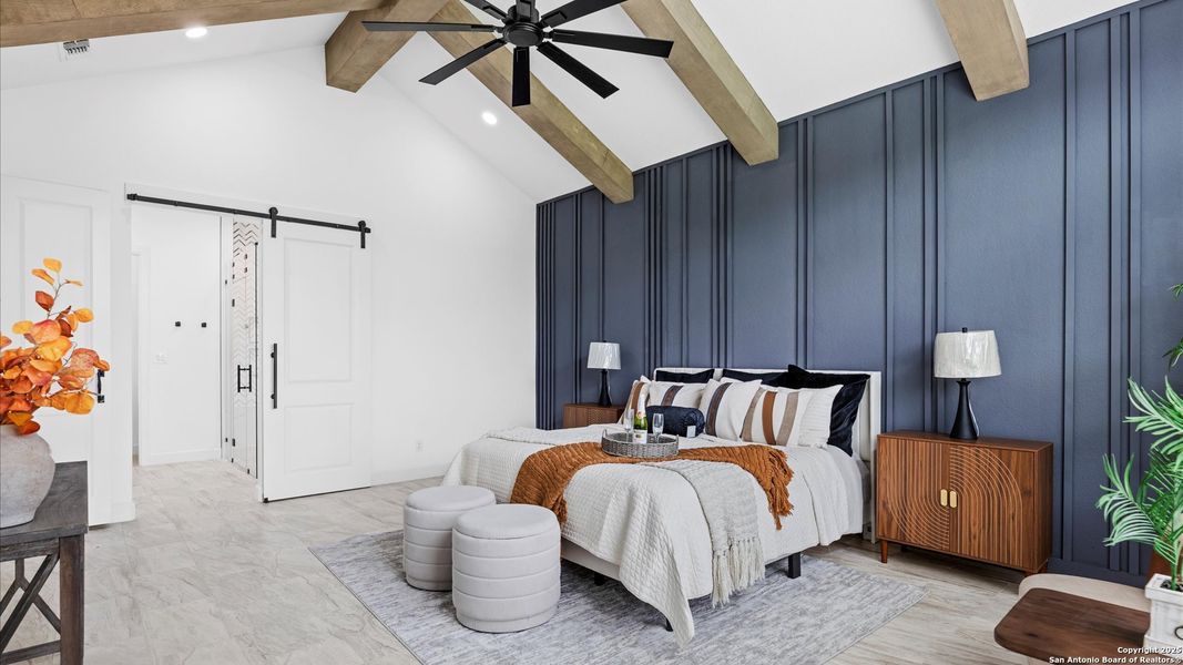 Furnished interior view inside a new home in , San Antonio (Image 32).