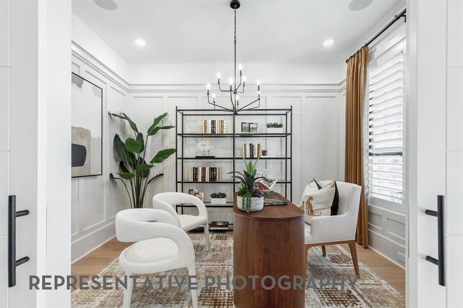 Furnished interior view inside a new home in Goodland, Midlothian (Image 11).