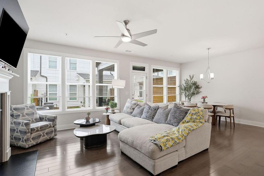 Furnished interior view inside a new home in , Cumming (Image 6).