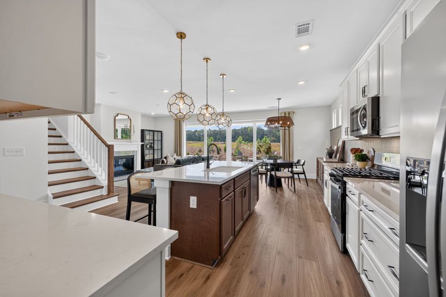 Representative furnished interior of a home built from the Wynfield by Pulte Homes in Everhour, Newnan (Image 56).
