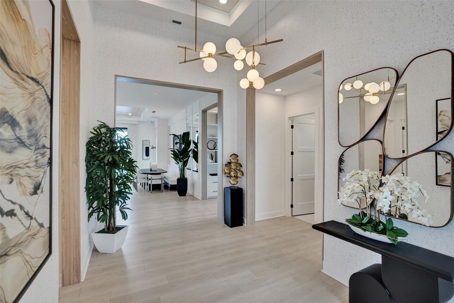 Furnished interior view inside a new home in Esprit at Avenir, Palm Beach Gardens (Image 48).