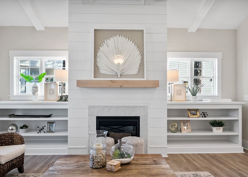 Representative furnished interior of a home built from the Wayside by Bill Clark Homes in The Sanctuary at Sunset Beach, Sunset Beach (Image 33).