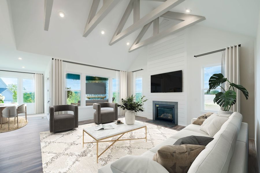 Representative furnished interior of a home built from the Margot by Fischer Homes in Veranda Manor, Canton (Image 7). Representative furnished interior of a home built from the Margot by Fischer Homes in Veranda Manor, Canton (Image 7).