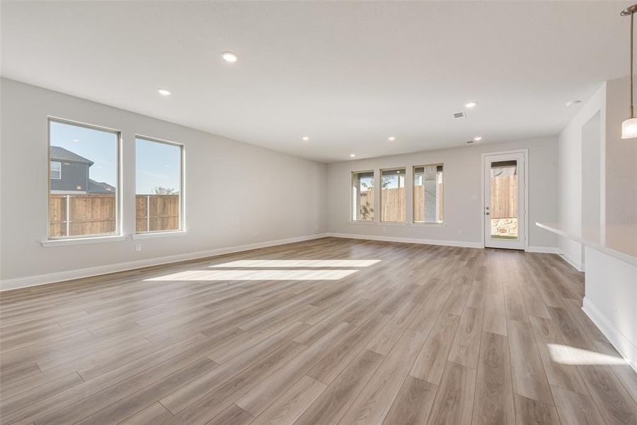 Spacious, unfurnished interior of a new home in Villages of Hurricane Creek, Anna (Image 27). Spacious, unfurnished interior of a new home in Villages of Hurricane Creek, Anna (Image 27).