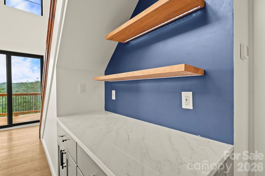 Close-up of interior finishes inside a home in , Seven Devils (Image 13). Close-up of interior finishes inside a home in , Seven Devils (Image 13).