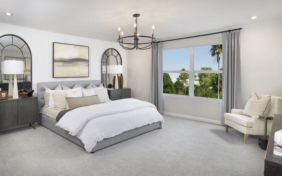 Representative furnished interior of a home built from the Shenandoah by Mattamy Homes in Tradition, Port St. Lucie (Image 10).