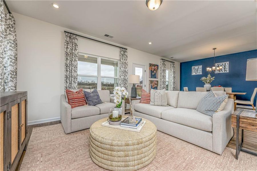 Furnished interior view inside a new home in Hillcrest Park, Ringgold (Image 9).