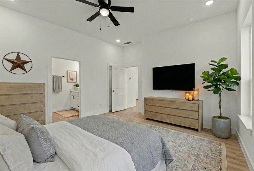 Furnished interior view inside a new home in , Denison (Image 16).