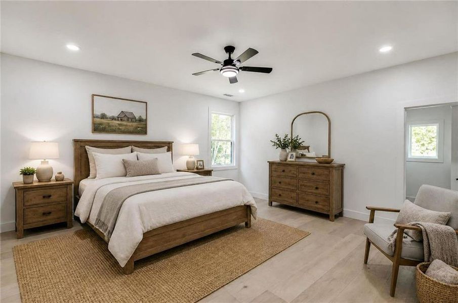 Furnished interior view inside a new home in , Gainesville (Image 45).