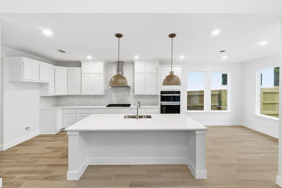 Furnished interior view inside a new home in The Colony, Bastrop (Image 14).