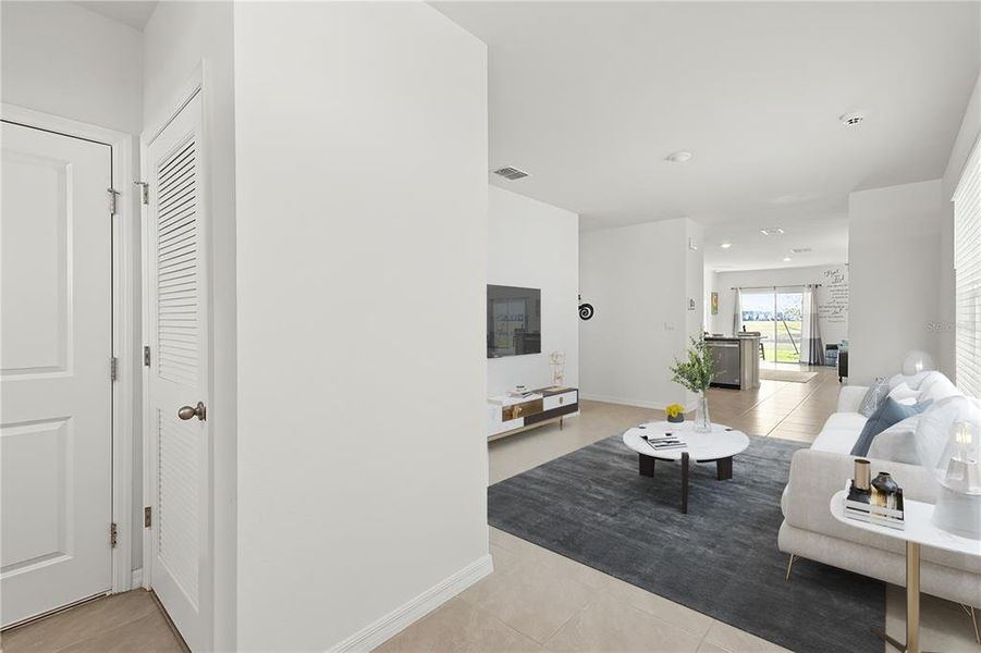 Furnished interior view inside a new home in , Wesley Chapel (Image 10). Furnished interior view inside a new home in , Wesley Chapel (Image 10).