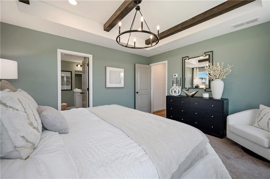 Furnished interior view inside a new home in Avery Landing, McDonough (Image 35).