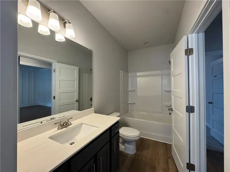 Furnished interior view inside a new home in Rosewood Lake Preserve, Hoschton (Image 9).