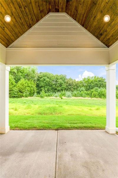 Exterior details and patio area of a home in , Hampton (Image 26).