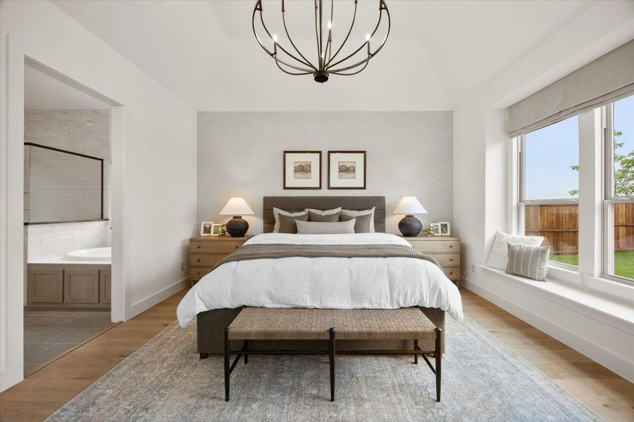 Representative furnished interior of a home built from the Marshall by Windsor Homes in Anna Town Square, Anna (Image 28).