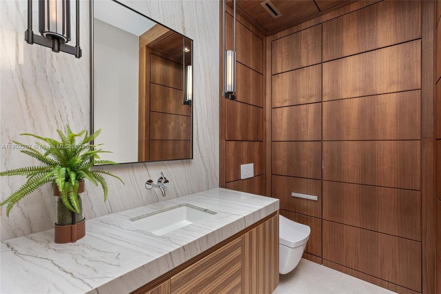 Furnished interior view inside a new home in , Fort Lauderdale (Image 58).