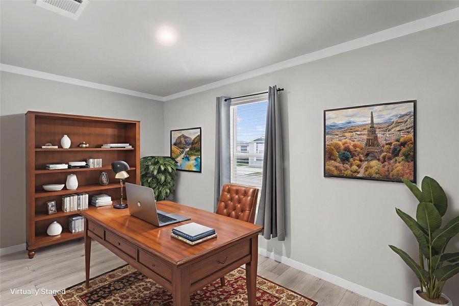 Furnished interior view inside a new home in , Pearland (Image 12).