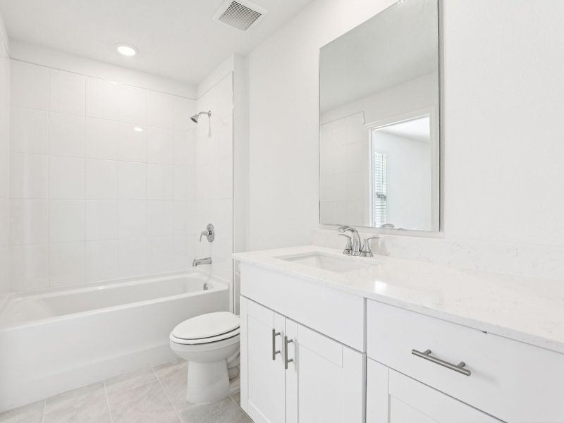 Furnished interior view inside a new home in The Meadow at Crossprairie Townes, St. Cloud (Image 6). Furnished interior view inside a new home in The Meadow at Crossprairie Townes, St. Cloud (Image 6).