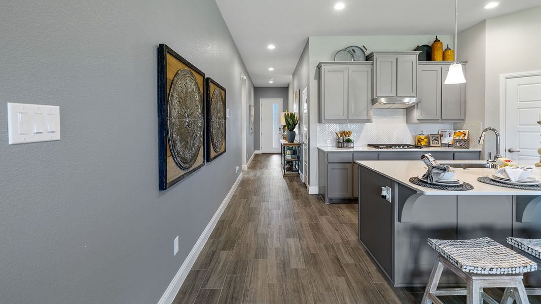 Furnished interior view inside a new home in Eagle Creek, Denton (Image 32). Furnished interior view inside a new home in Eagle Creek, Denton (Image 32).