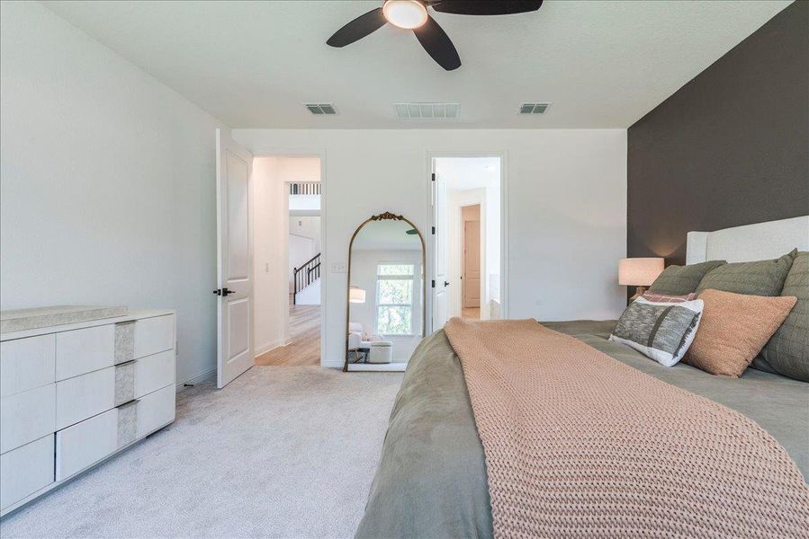 Furnished interior view inside a new home in , Kyle (Image 10).