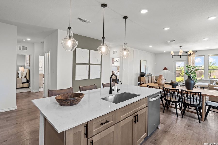 Furnished interior view inside a new home in Dove Song, Marion (Image 14).