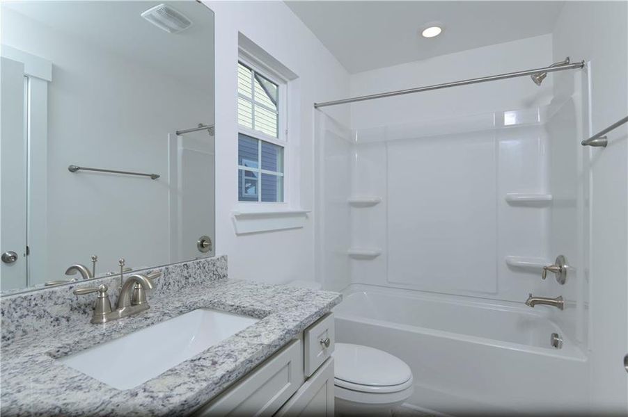 Furnished interior view inside a new home in Villas at Dawsonville, Dawsonville (Image 9). Furnished interior view inside a new home in Villas at Dawsonville, Dawsonville (Image 9).