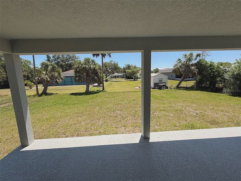 Exterior details and patio area of a home in Gulf Cove, Port Charlotte (Image 3). Exterior details and patio area of a home in Gulf Cove, Port Charlotte (Image 3).